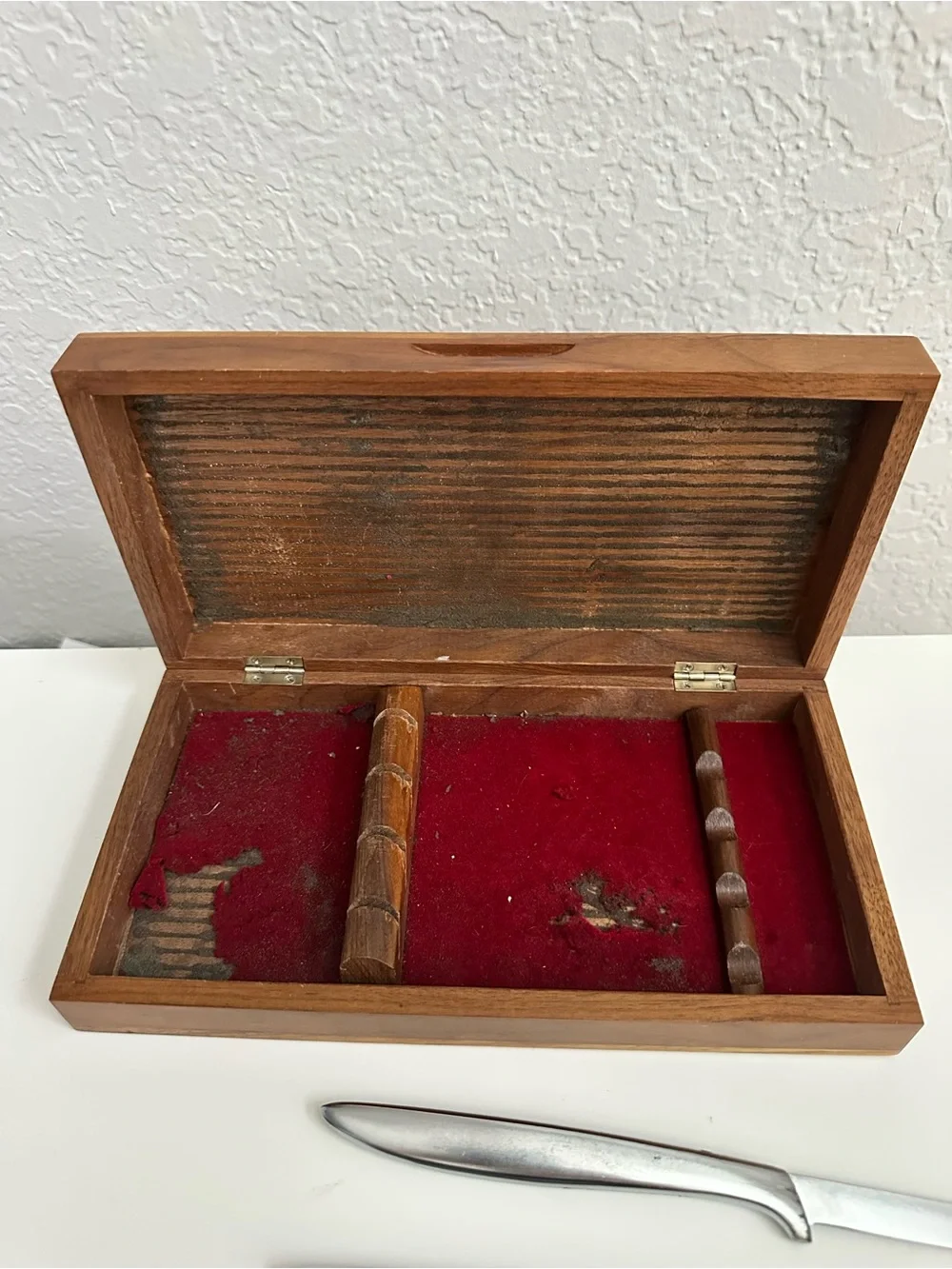 Vintage Gerber Miming Legendary Blades-Steak Knives-Set of 4-Original Walnut Box